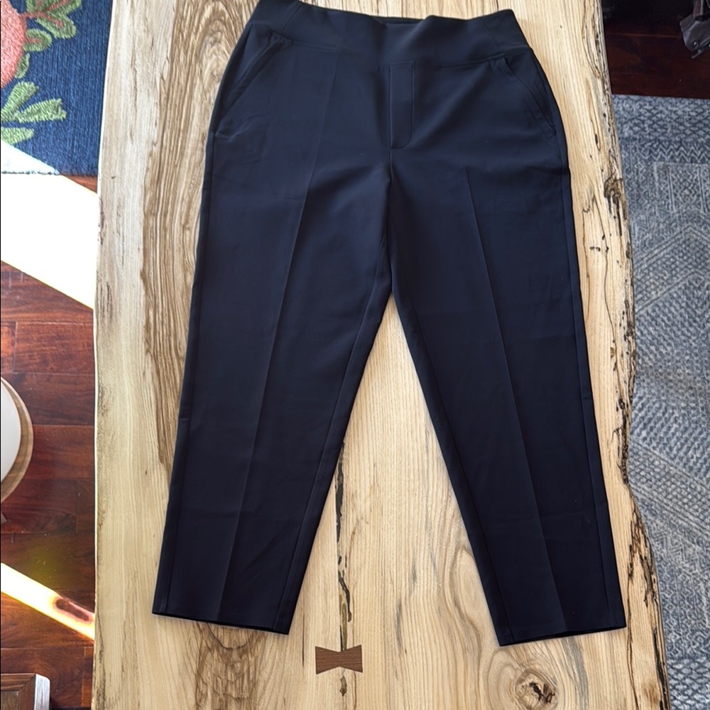 Athleta Tapered Stretch Pants – Black – Size 12